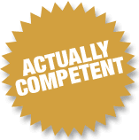 Actually competent.